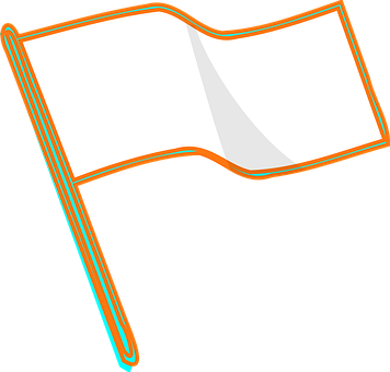 Flag, Race, White, Formula, Sport - ธง ขาว Png (356x340), Png Download
