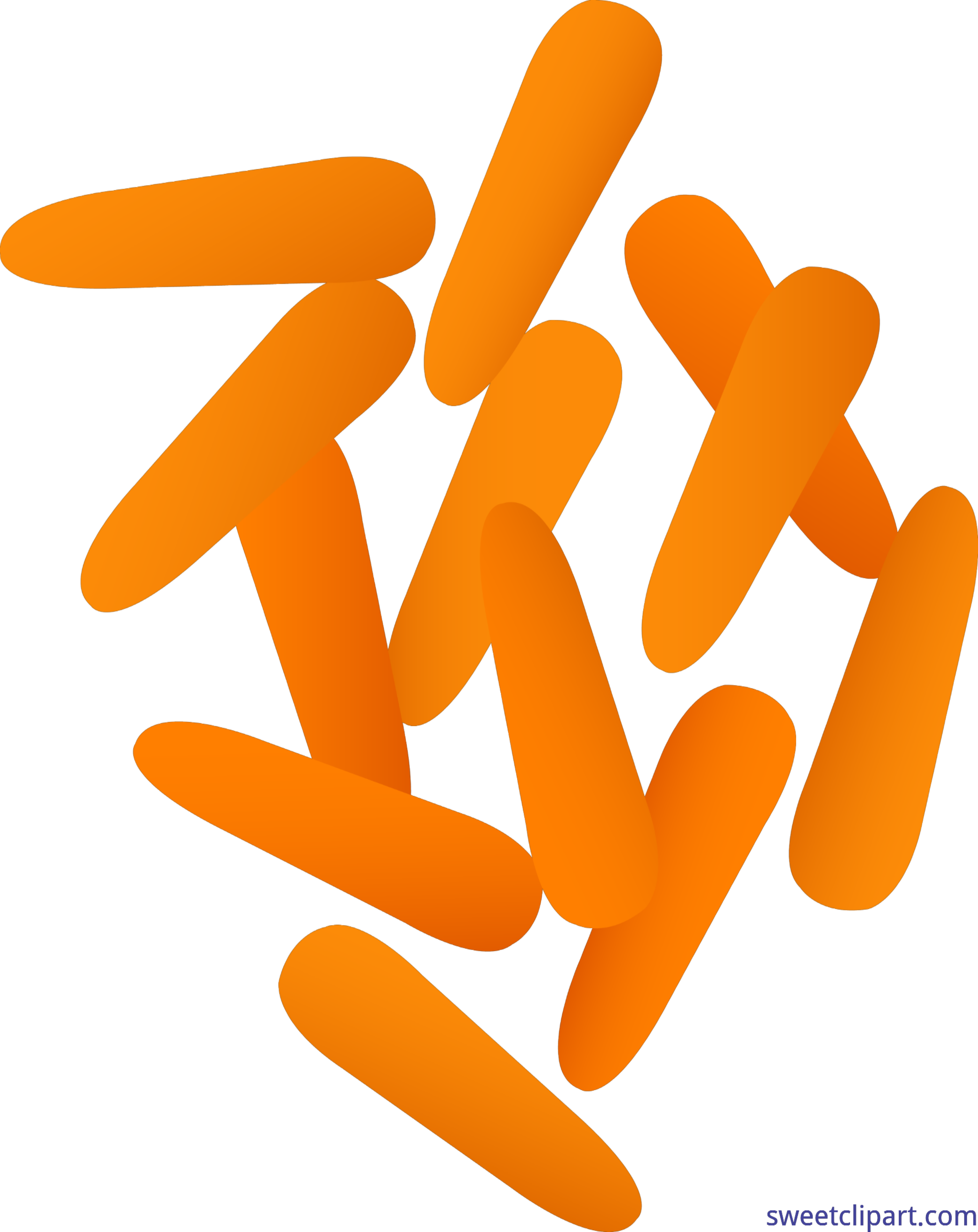 Vector Transparent Stock Clip Art Sweet - Baby Carrot Clipart (3069x3866), Png Download
