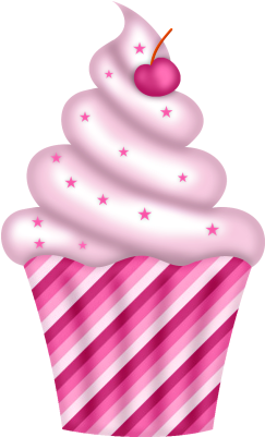 ○••°‿✿⁀cupcakes‿✿⁀°••○ Cupcake - Icing (300x450), Png Download