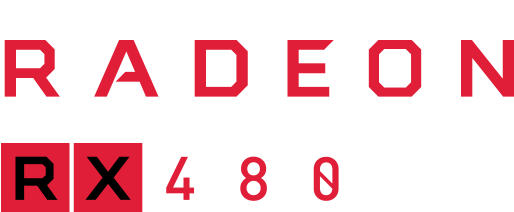 Sapphire Nitro Radeon Rx480 - Amd Rx 480 Logo (556x252), Png Download
