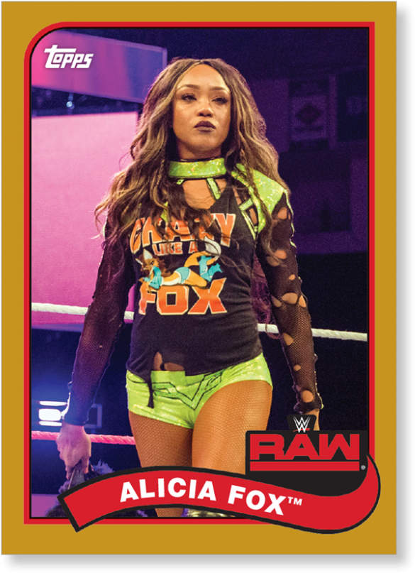 2018 Topps Wwe Heritage Alicia Fox - Wwe (1440x975), Png Download