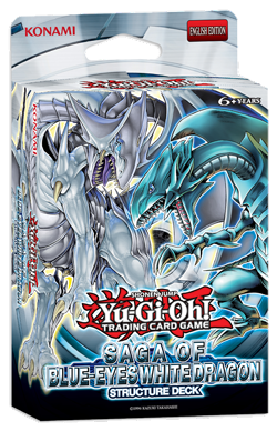 Saga Of Blue-eyes White Dragon Structure Deck - Yu-gi-oh! Saga Blue Eyes White Dragon Reprint Deck (400x400), Png Download