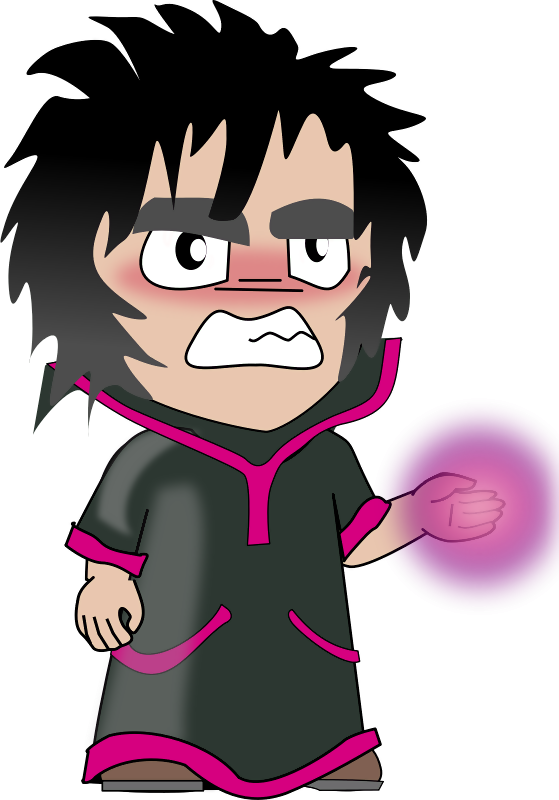 Chibi Sorcerer (559x800), Png Download
