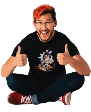 Pax Prime - Markiplier Sitting Down (400x400), Png Download