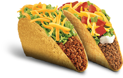 Tacos Clipart Taco Bell - Tacos De Taco Bell (550x320), Png Download