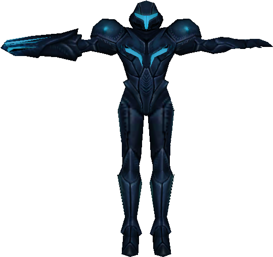 Download Zip Archive - Dark Samus 3d Model (750x650), Png Download