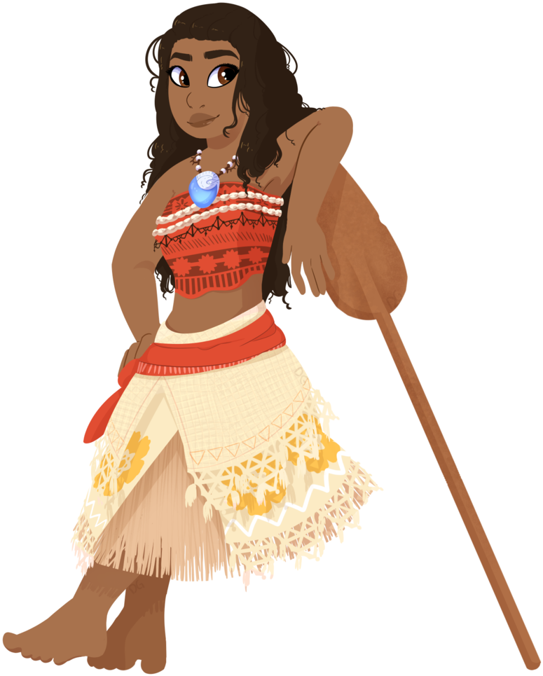 I Am Moana - Illustration (804x994), Png Download