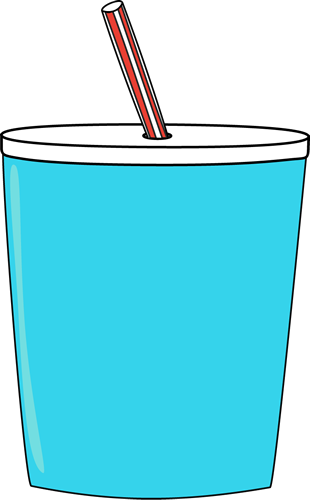 Straw Clipart Transparent - Straw Cup Clip Art (310x500), Png Download