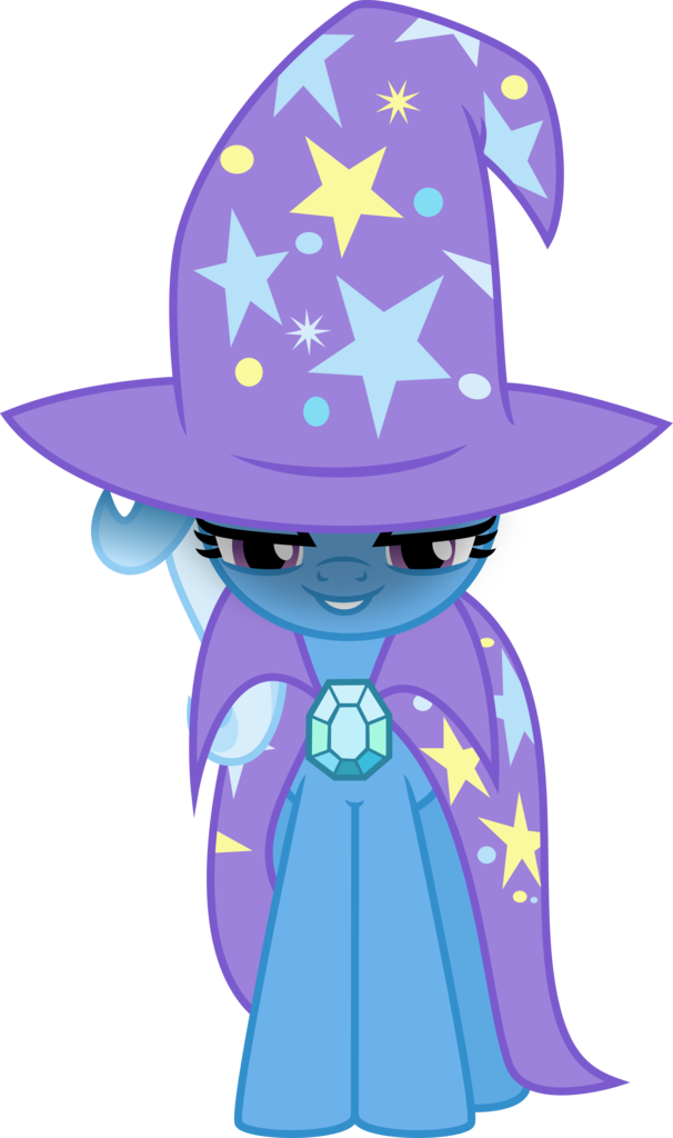 Osipush, Cape, Clothes, Female, Hat, Inkscape, Mare, - Trixie Hello Princess (606x1024), Png Download