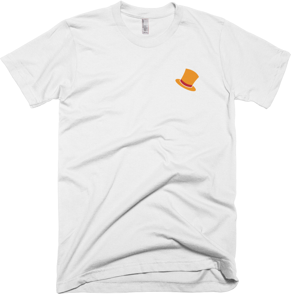 Wizard Hat Shirt White Edition - T Shirt Mockup Badge (1000x1000), Png Download