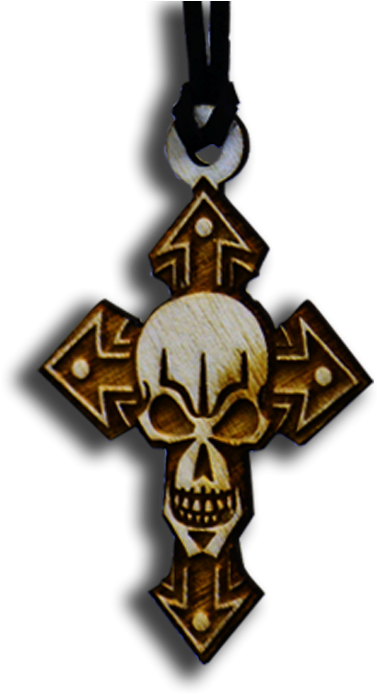 Geocoin, Xwg Trackable Wooden Necklace Cross Gc Land - Cross (720x720), Png Download