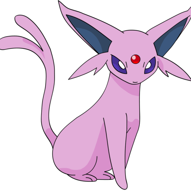 Espeon - Pokemon Espeon (640x640), Png Download