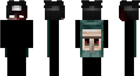 Minecraft Skin Leafyishere - Ddlc Monika Minecraft Skin (600x348), Png Download