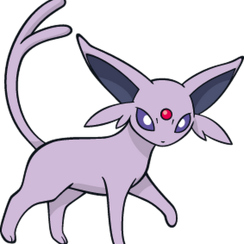 Here's Espeon - Pokemon Espeon Dream World (500x500), Png Download