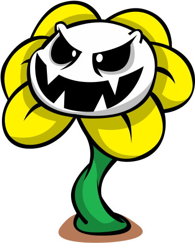 Flowey By Ekarasz On Deviantart Royalty Free Download - Flowey Png (423x515), Png Download