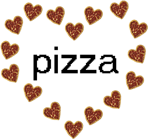 Pizza Heart On Tumblr - Extra Cheese Ep - Ryan Adams - Download (500x500), Png Download