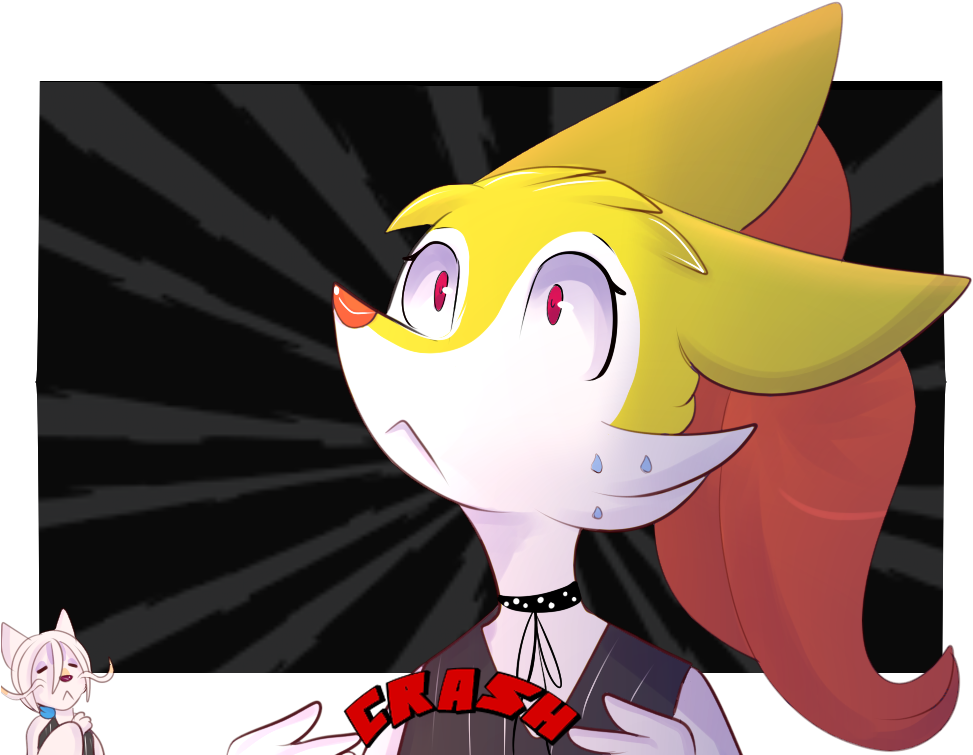 Asura Kitsune Vesta Now Something Is Wrong, He Cant - Drawing (980x805), Png Download