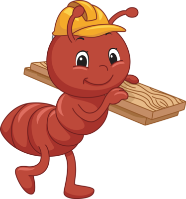 Jpg Royalty Free Download Ant Png Familia Pinterest - Imagenes De Hormigas Animadas (374x400), Png Download