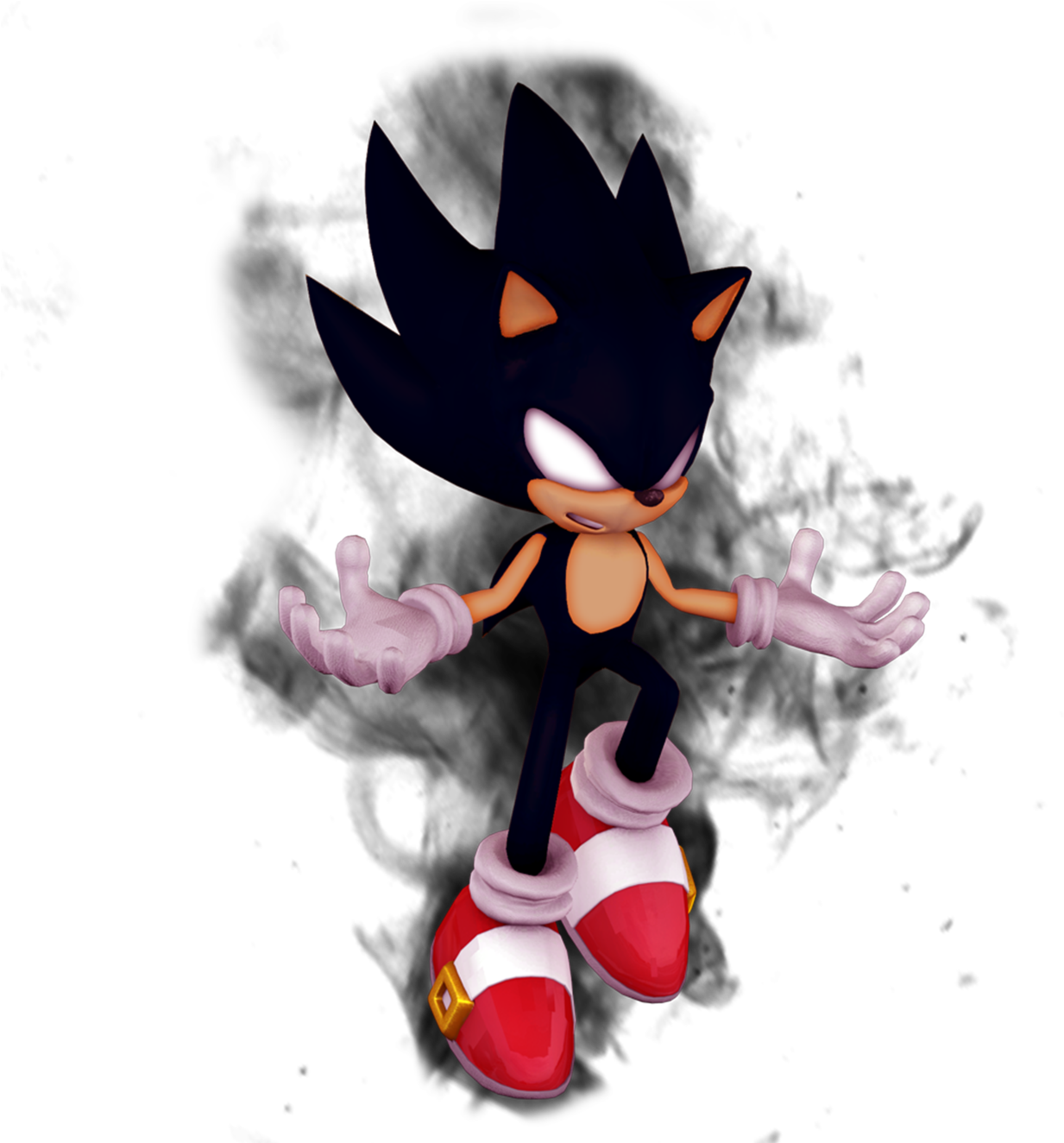 Ronic - Dark Sonic Render (1280x1323), Png Download