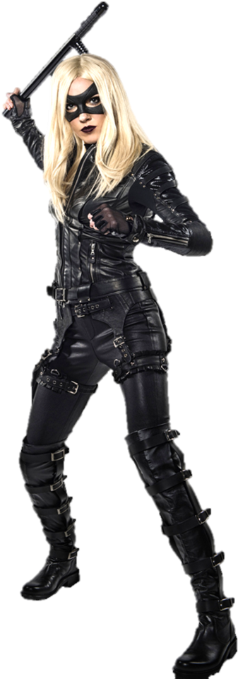 Black Canary Cw Transparent By Gasa979 - Green Arrow Season 3 Black Canary Laurel Lance Outfit (400x960), Png Download
