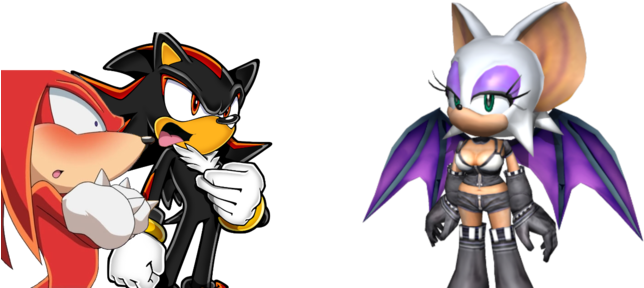 Download Knuckles And Shadow See Rouge - Shadow X Rouge - HD ...
