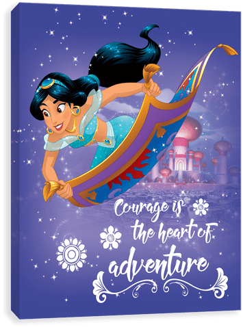 Princess Canvases By Entertainart - Princess Jasmine (500x500), Png Download