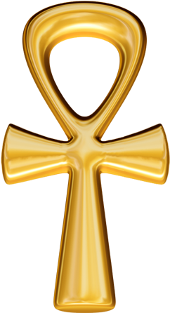 Ankh Vinnie Vincent, Symbols, Glyphs, Icons - Egyptian Ankh (541x464), Png Download