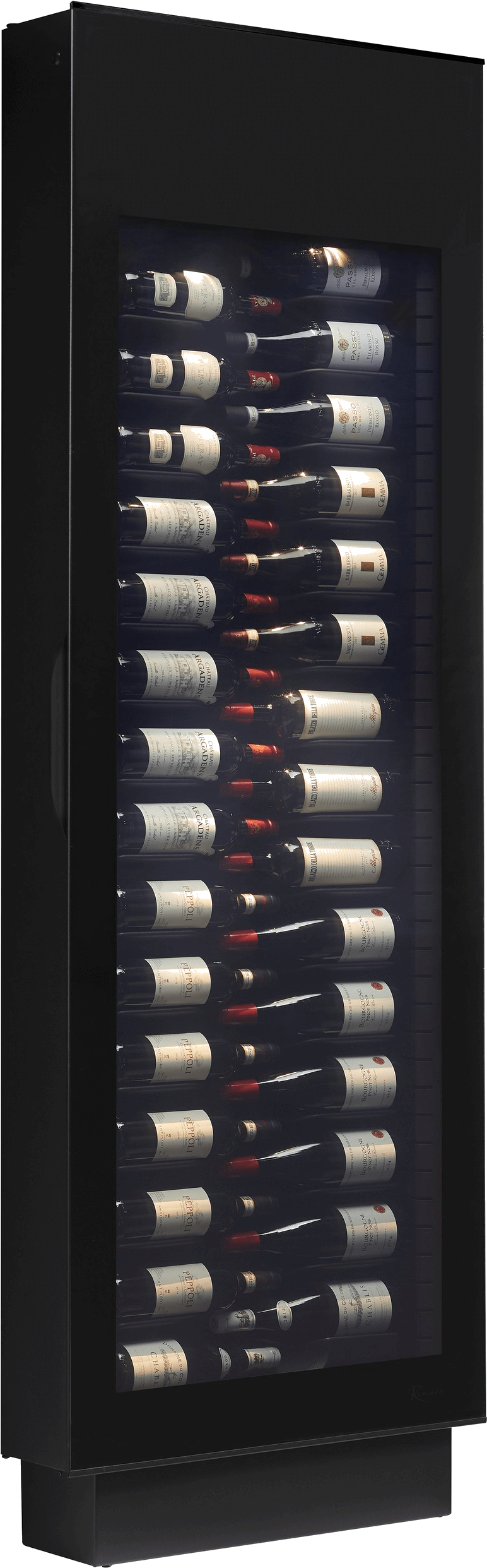 Silhouette Renoir - Le Renoir Wine Fridge (904x2550), Png Download