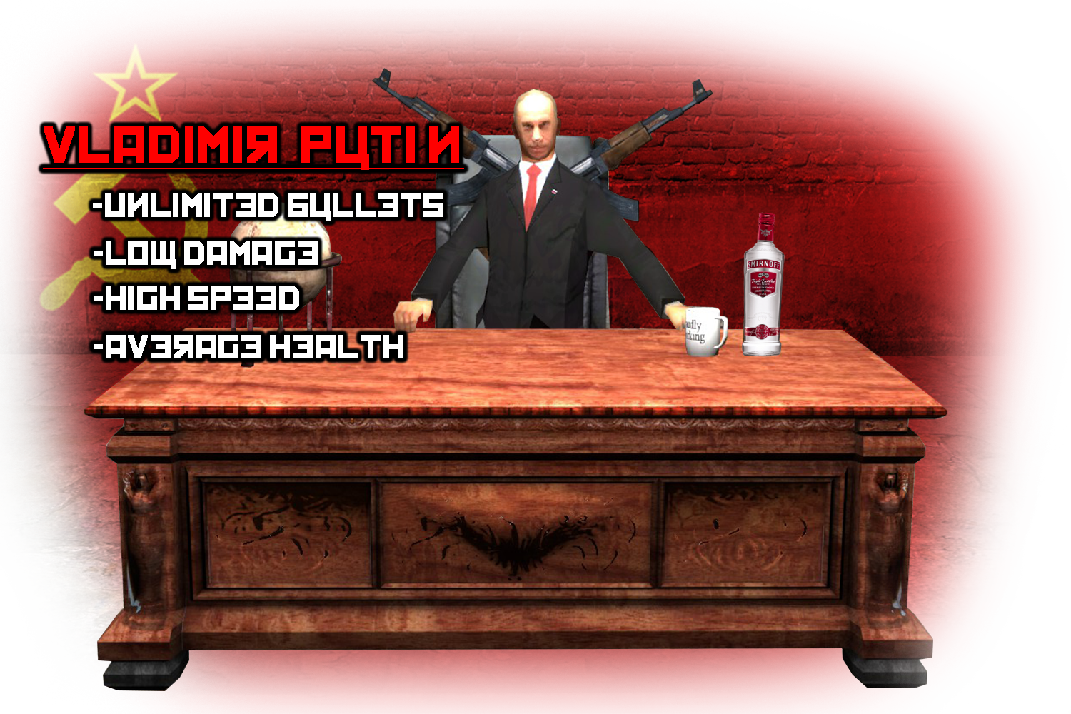 Vladimir Putin - Table (1500x1000), Png Download
