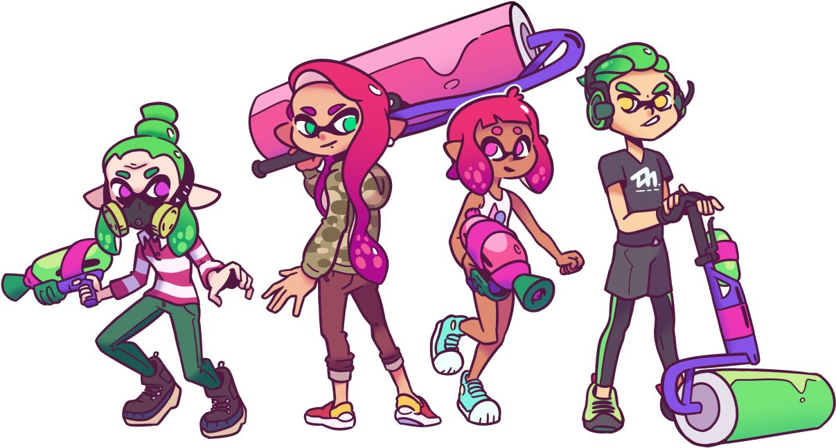 Splatoon - Tumblr - Splatoon (1280x722), Png Download
