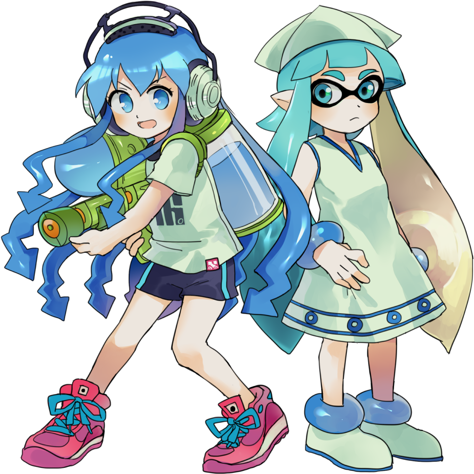 Splatoon X Ika Musume By Akiyoku On Deviantart - Squid Girl Outfit Splatoon 2 (900x868), Png Download