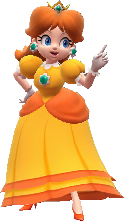 Summer Princess Daisy - Daisy And Luigi (466x798), Png Download
