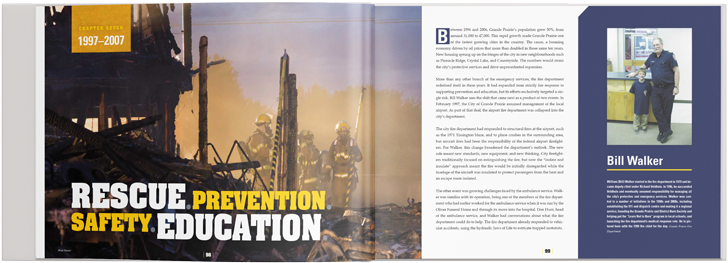 Grande Prairie Firefighters - Cityscape (800x474), Png Download