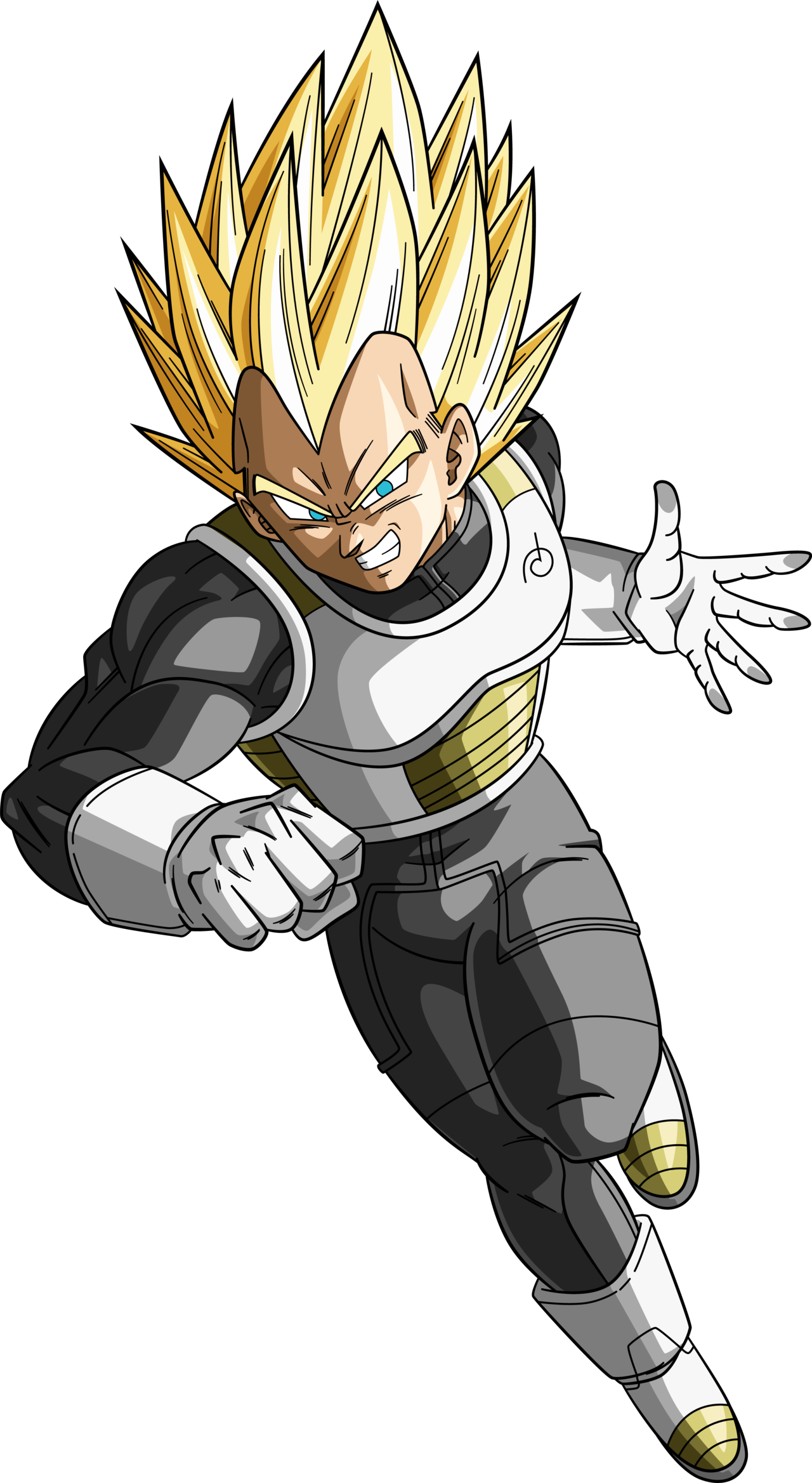 Clipart Dragon Ball Super Saiyan And More - Vegeta Ssj Dragon Ball Super (1280x2337), Png Download