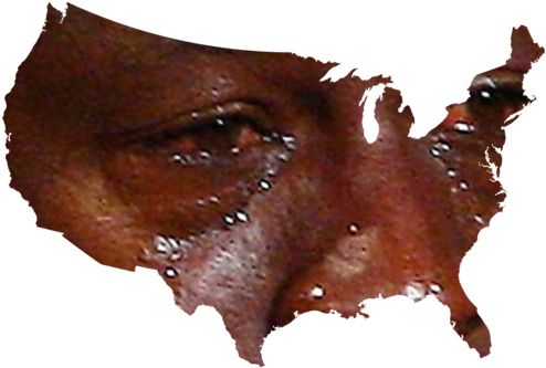 #election2016 #electionhangover #trump #usa - 2018 Presidential Election County Map (500x386), Png Download