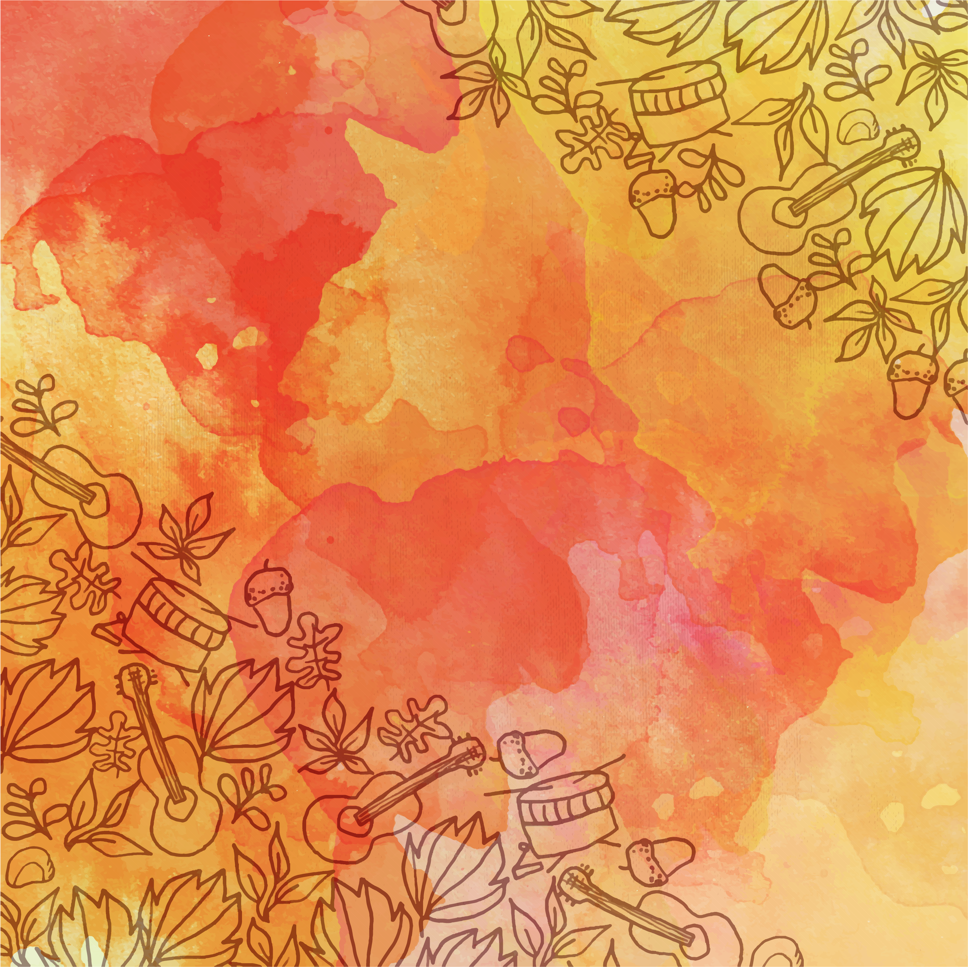 Download Drawing Computer File - Watercolor Painting (3896x3880), Png Download