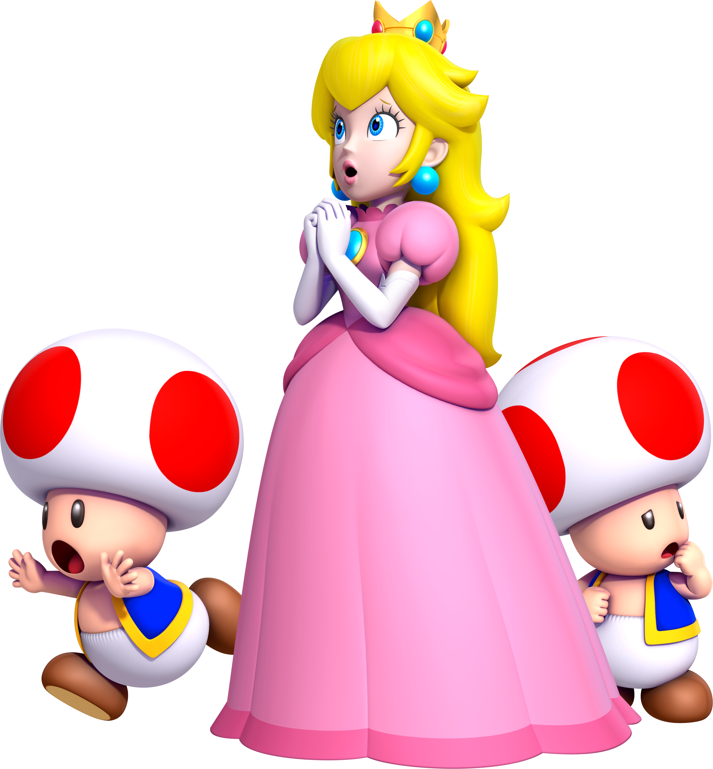 Mario Images Princess Peach Hd Wallpaper And Background - New Super Mario Bros U Peach (2711x2922), Png Download