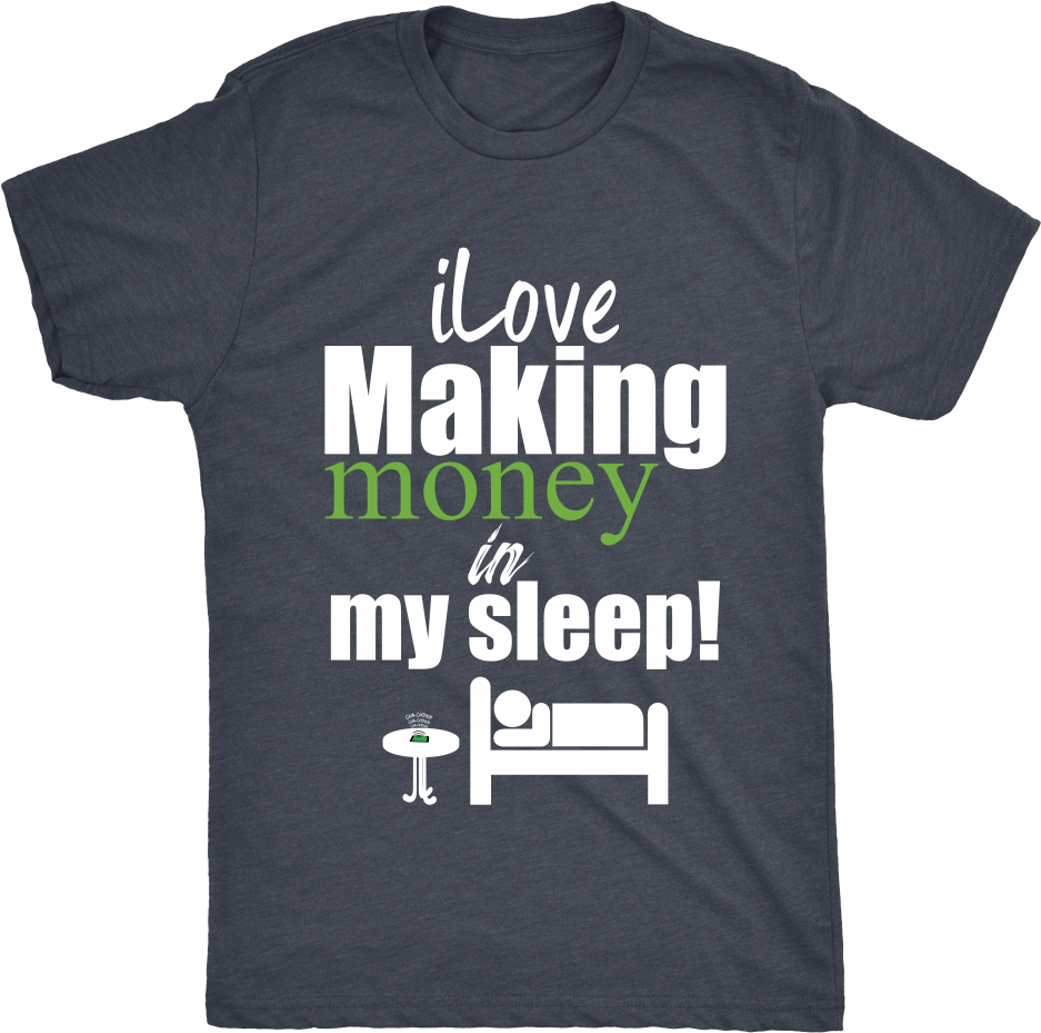 I Love Making Money Men's T-shirt Black - Freddy Krueger Follow Your Dreams (1000x1000), Png Download