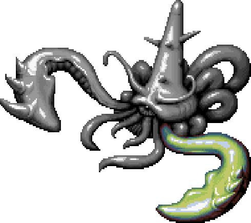 Squid King Left Tentacle - Portable Network Graphics (490x435), Png Download