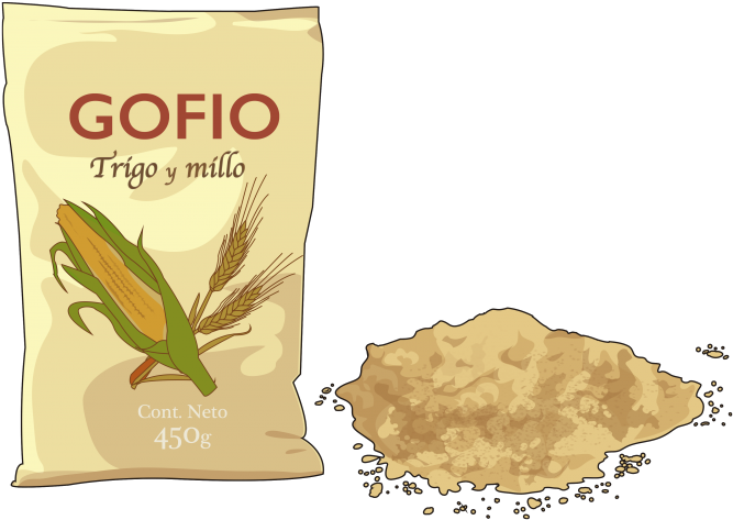 Gofio-cereal - Gofio Png (700x494), Png Download
