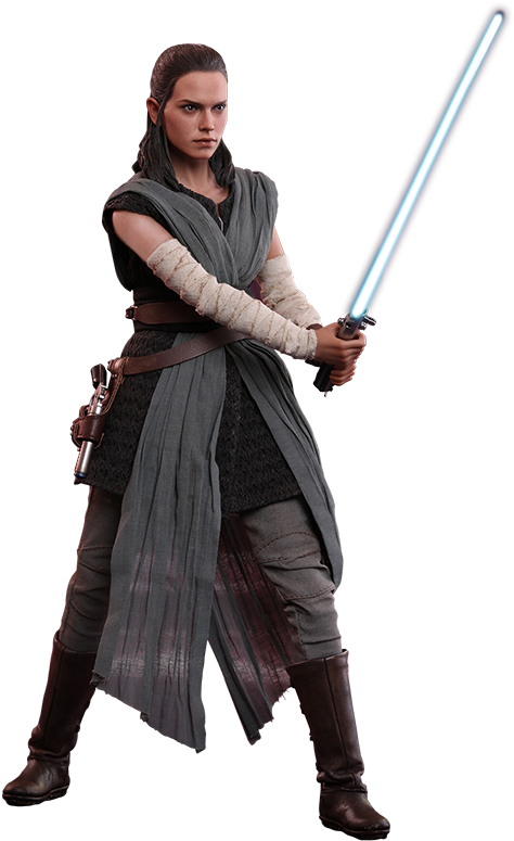 Jedi Rey Png Clip Black And White Library - Rey The Last Jedi Costume (480x782), Png Download
