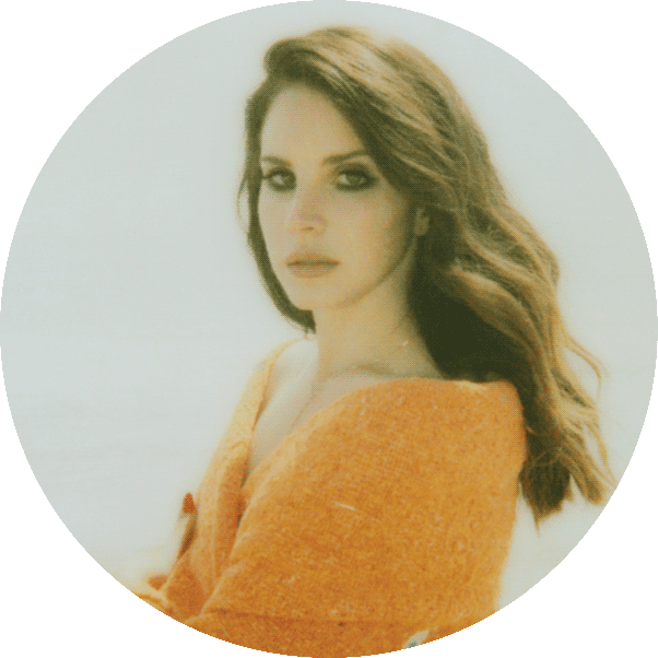 Nk Circle1 - Lana Del Rey (602x602), Png Download
