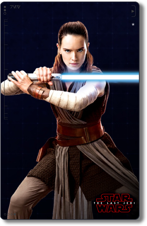 May 7, 2017 - Star Wars Rey The Last Jedi (502x751), Png Download
