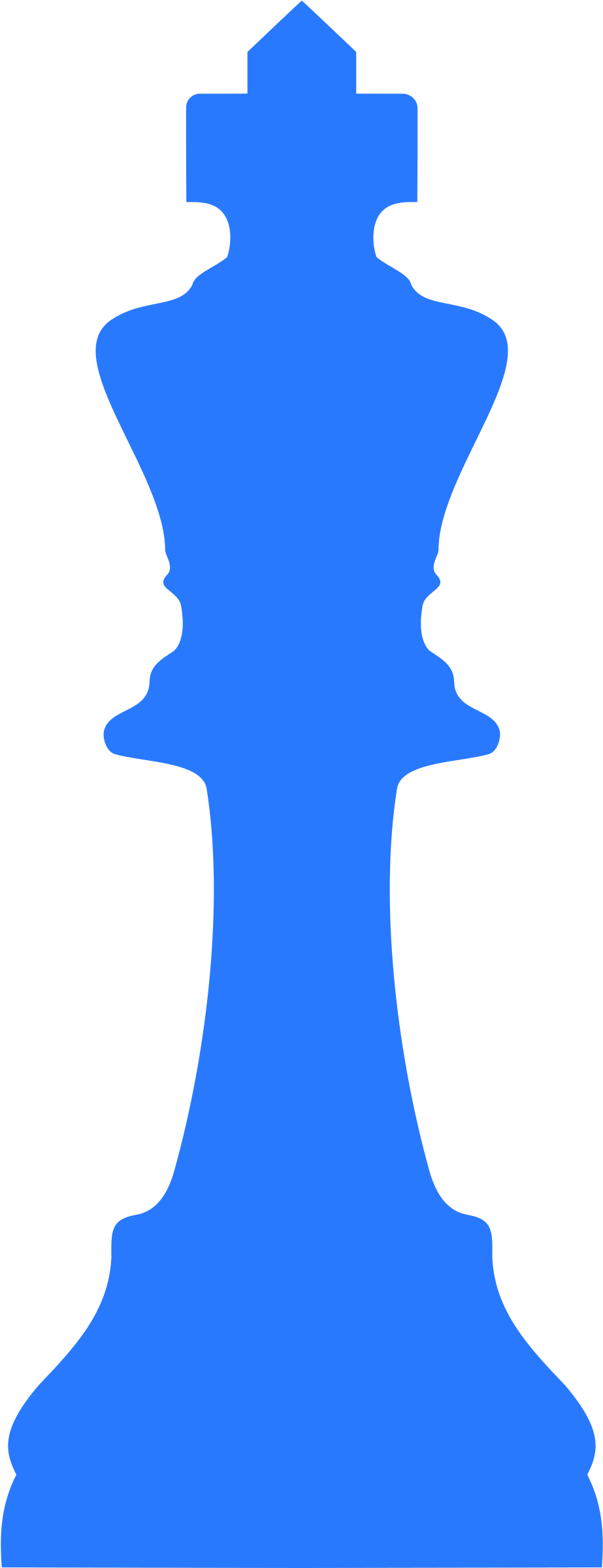 This Free Icons Png Design Of Silhouette Staunton Chess (2400x2400), Png Download