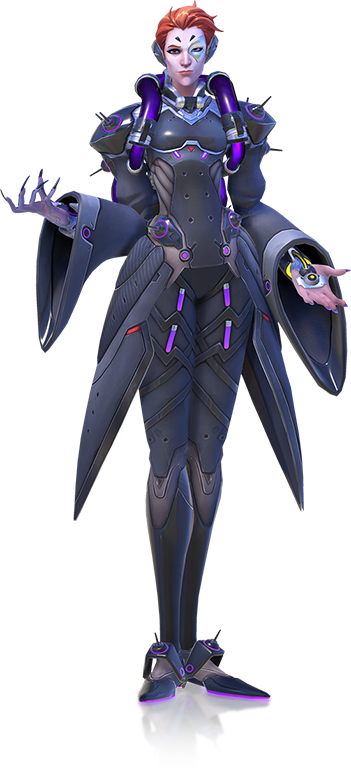 Overwatch Character Moira - Overwatch Moira (351x768), Png Download