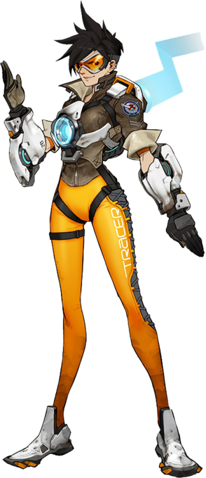 From Liquipedia Overwatch Wiki - Tracer From Overwatch (294x680), Png Download