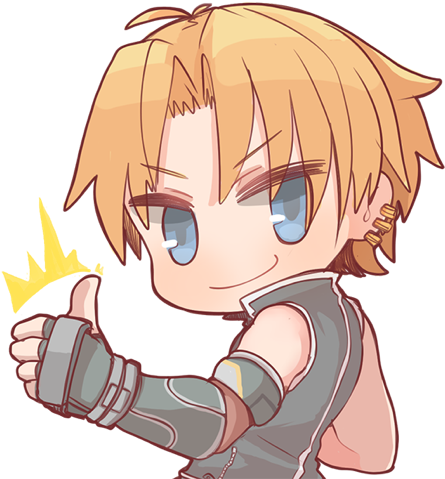 Imessage Cliff Thumbs Up - Cartoon (480x480), Png Download
