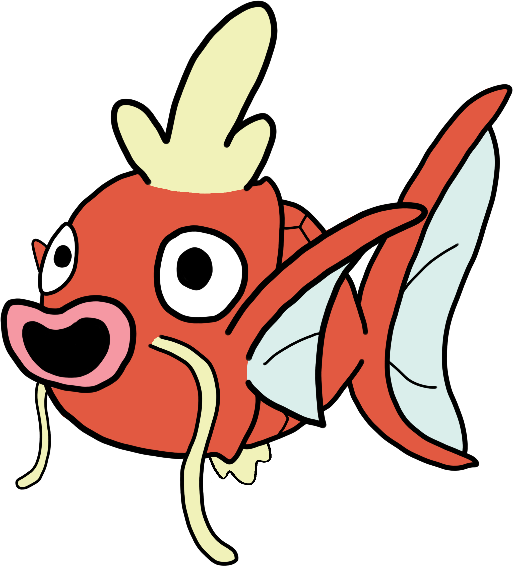 Buff Magikarp Png - Magikarp (2121x2325), Png Download