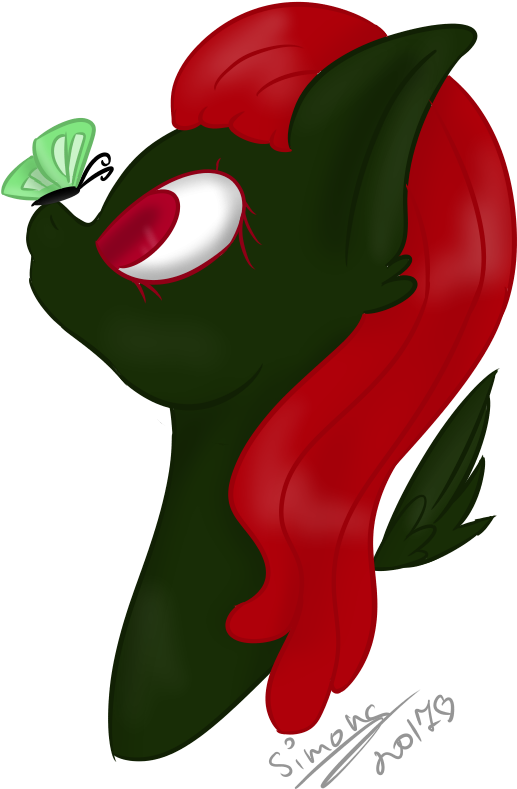 Blood And Debby, Bust, Butterfly, Cute, Dreadlocks, - Cartoon (573x856), Png Download