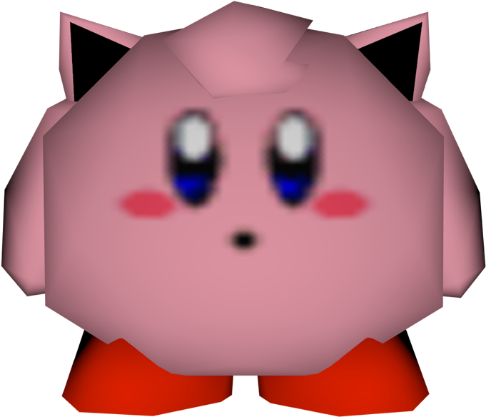 Download Zip Archive - Kirby N64 Smash Bros Png (750x650), Png Download